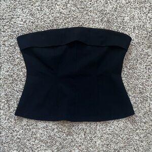 H&M Divided Black Strapless Tube Top Size L